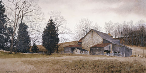 Farm on the Hill -  Ray Hendershot - McGaw Graphics