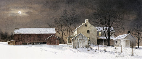 Winter Moon -  Ray Hendershot - McGaw Graphics