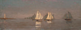 Gloucester, Mackerel Fleet at Dawn, 1884 -  Winslow Homer - McGaw Graphics