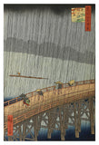 Sudden Shower -  Ando Hiroshige - McGaw Graphics