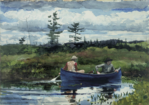 The Blue Boat, 1892 -  Winslow Homer - McGaw Graphics