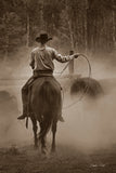 Cowboy Named Bronco -  Barry Hart - McGaw Graphics