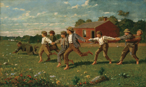 Snap the Whip, 1872 -  Winslow Homer - McGaw Graphics