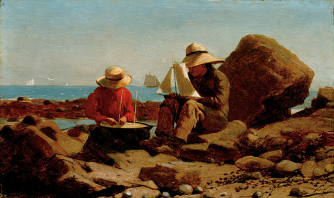 The Boat Builders, 1873 -  Winslow Homer - McGaw Graphics