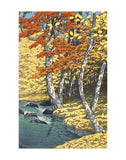 Autumn at Oirase (Oirase no aki), 1933 -  Kawase Hasui - McGaw Graphics