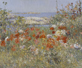 Celia Thaxter’s Garden, Isles of Shoals, Maine, 1890 -  Childe Hassam - McGaw Graphics