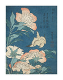 Peonies and Canary -  Katsushika Hokusai - McGaw Graphics