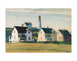 Lighthouse Village (also known as Cape Elizabeth), 1929 -  Edward Hopper - McGaw Graphics