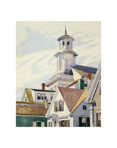 Methodist Church Tower, 1930 -  Edward Hopper - McGaw Graphics