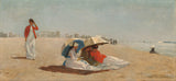 East Hampton Beach, Long Island, 1874 -  Winslow Homer - McGaw Graphics