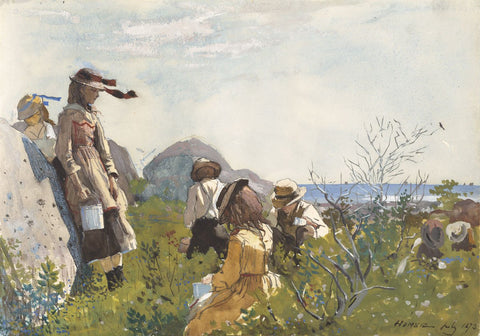 Berry Pickers, 1873 -  Winslow Homer - McGaw Graphics