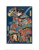Watanabe no Gengo Tsuna and Inokuma Ny√ªd√¥ Raiun, about 1833-35