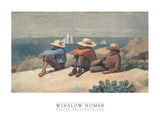 On the Beach, 1875 -  Winslow Homer - McGaw Graphics
