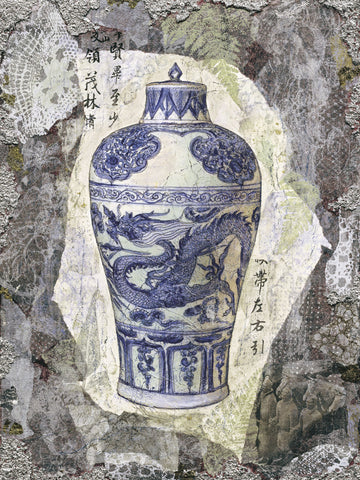 Blue Dragon Vase -  Annabel Hewitt - McGaw Graphics