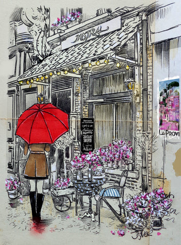 Cafe Mistral -  Loui Jover - McGaw Graphics