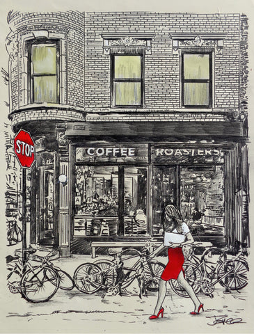 The Coffee Roasters -  Loui Jover - McGaw Graphics
