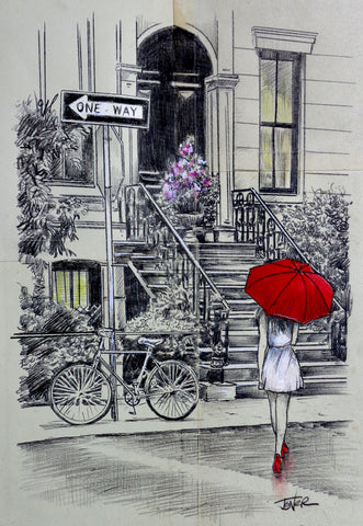 One Way Brownstone -  Loui Jover - McGaw Graphics