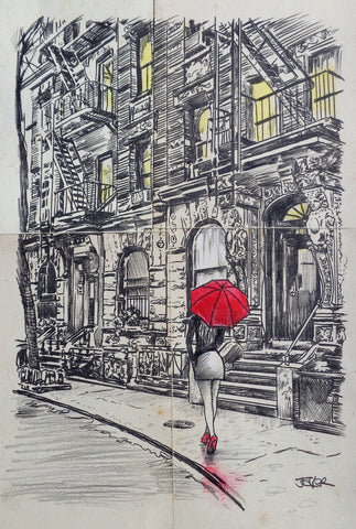 Borough Walk -  Loui Jover - McGaw Graphics