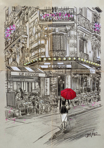 One Day in Montmartre -  Loui Jover - McGaw Graphics