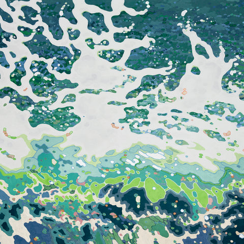 Splashing Tropical Waves (left) -  Margaret Juul - McGaw Graphics