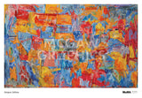 Map -  Jasper Johns - McGaw Graphics