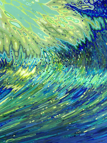 Curving Underwater -  Margaret Juul - McGaw Graphics