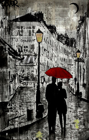 Rainy Promenade -  Loui Jover - McGaw Graphics