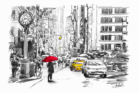 City Street Study -  Loui Jover - McGaw Graphics