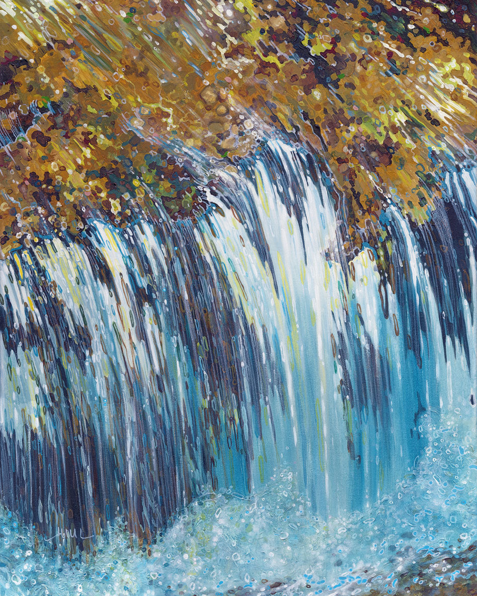 絵画 Spectacular Waterfall Biltmore Waterfall | McGaw Graphics