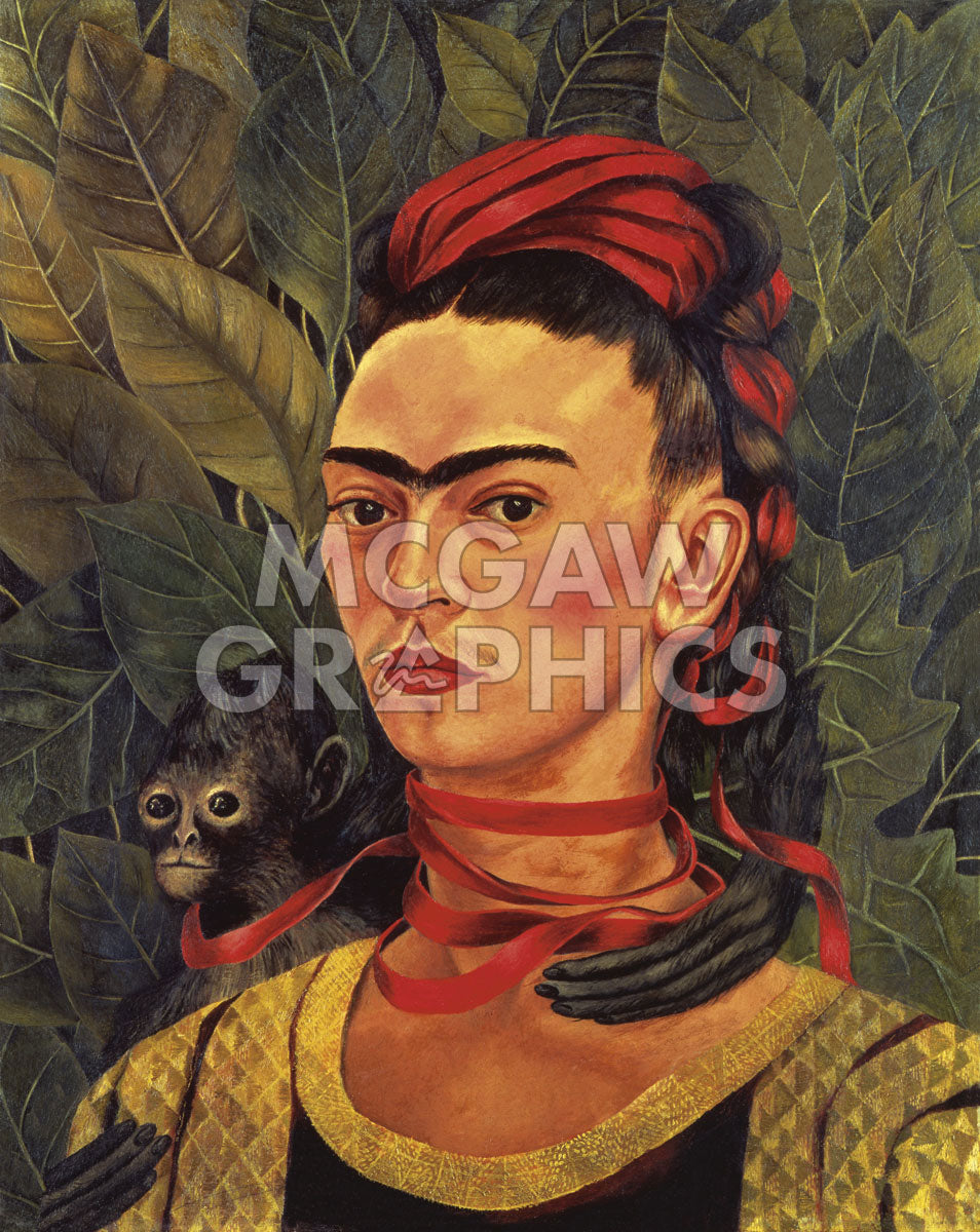 SELF PORTRAIT - ❤️正規品Selfportrait22新作新品★グリーンジャケット　上品 Self Portrait with a Monkey, 1940 | McGaw Graphics