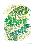 Parsley Sage Rosemary Thyme -  Marcella Kriebel - McGaw Graphics
