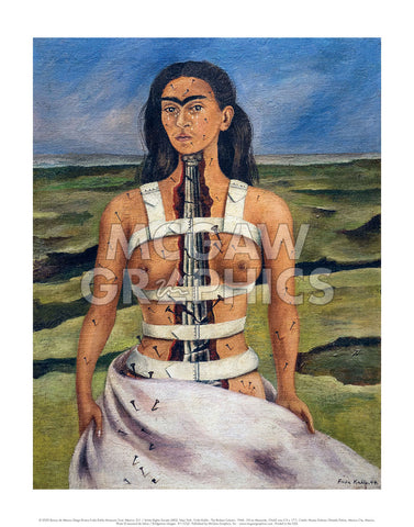 The Broken Column, 1944 -  Frida Kahlo - McGaw Graphics