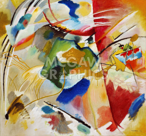 Painting with Green Center, 1913 -  Wassily Kandinsky - McGaw Graphics