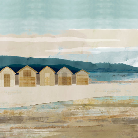 Stone Bay Huts I -  Flora Kouta - McGaw Graphics