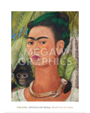 Self-Portrait with Monkey, 1938 -  Frida Kahlo - McGaw Graphics