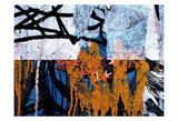 Blue Orange Layers 1 -  Jenny Kraft - McGaw Graphics