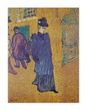 Jane Avril leaves the Moulin Rouge -  Henri de Toulouse Lautrec - McGaw Graphics