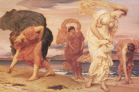 Greek Girls Picking up Pebbles -  Frederic Leighton - McGaw Graphics