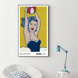 Girl with Ball -  Roy Lichtenstein - McGaw Graphics