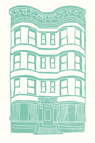 Williamsburg Building 4 (Brownstone) -  live from bklyn - McGaw Graphics