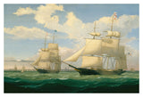 The Ships “Winged Arrow” and “Southern Cross” in Boston Harbor, 1853 -  Fitz Hugh Lane - McGaw Graphics