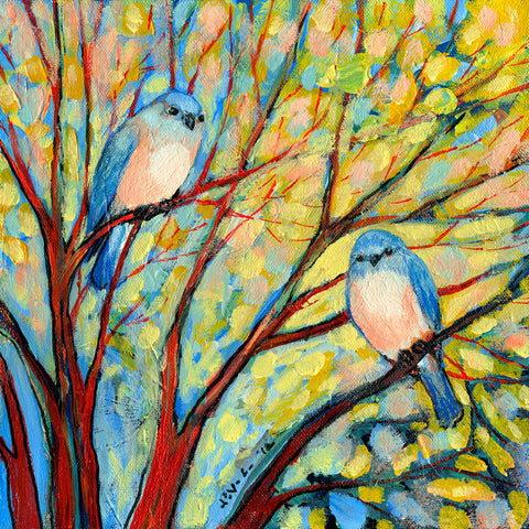 Two Bluebirds -  Jennifer Lommers - McGaw Graphics