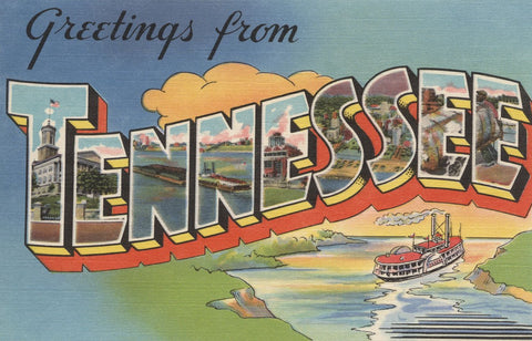 Greetings from Tennessee -  Lantern Press - McGaw Graphics