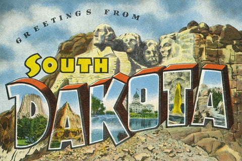 Greetings from South Dakota -  Lantern Press - McGaw Graphics
