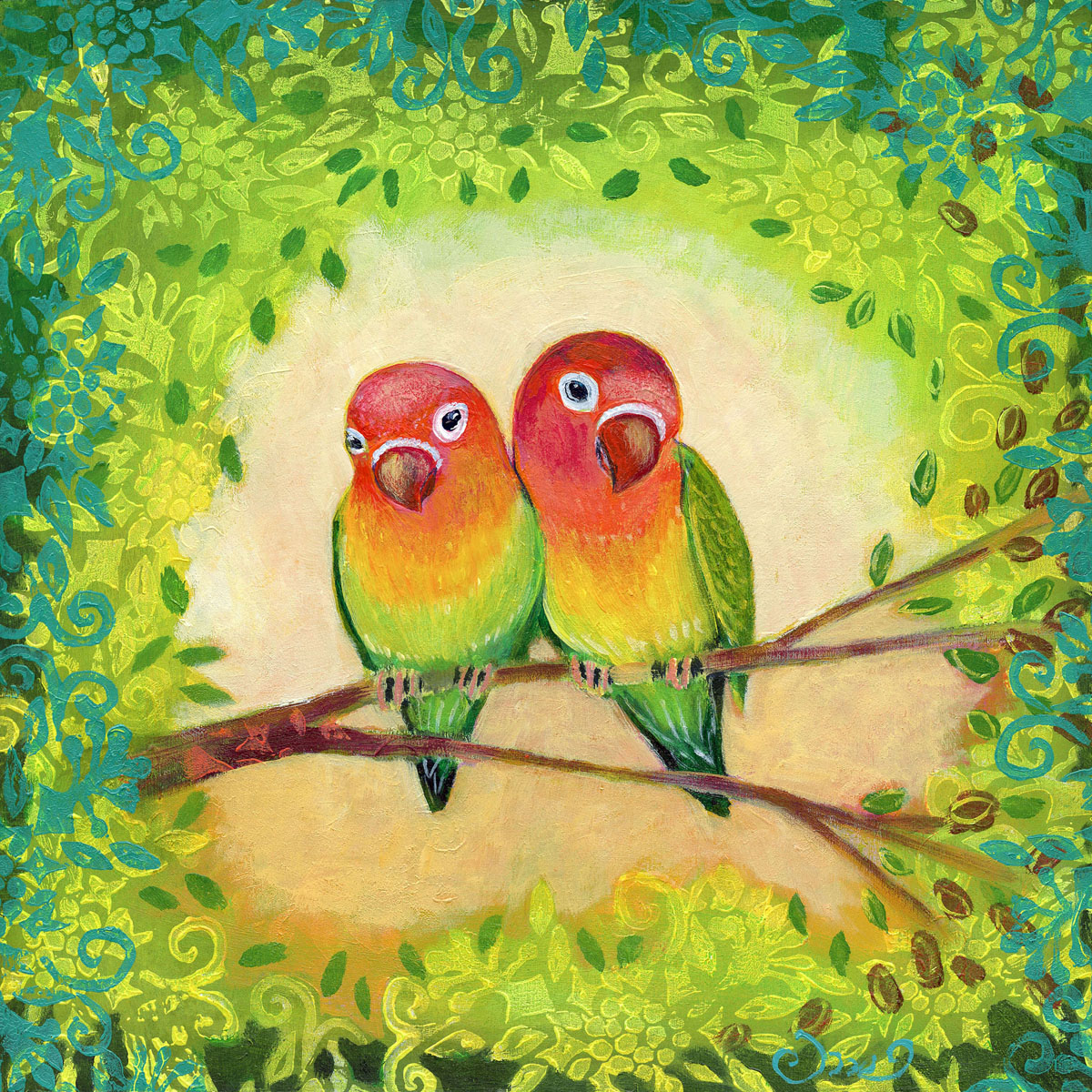 ゆずみかん DAC 『 Love birds 』 ラブバード Love Birds | McGaw Graphics