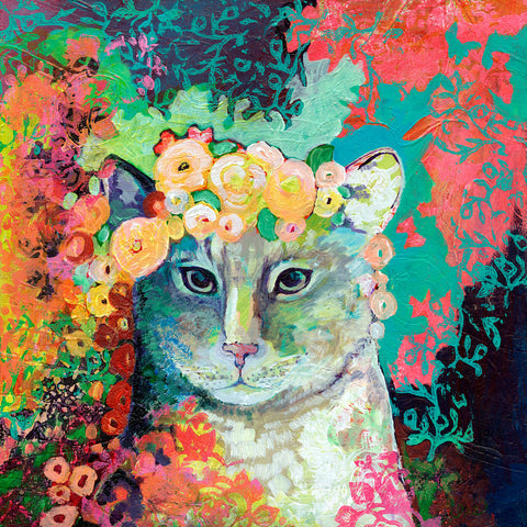 My Cat Naps in a Bed of Roses -  Jennifer Lommers - McGaw Graphics