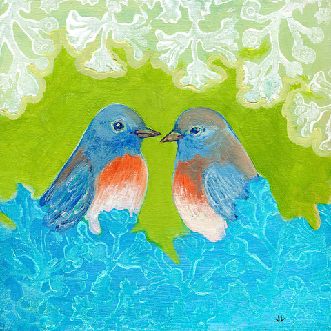 Bluebirds in Love -  Jennifer Lommers - McGaw Graphics