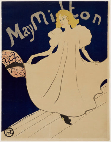 May Milton, 1895 -  Henri de Toulouse Lautrec - McGaw Graphics