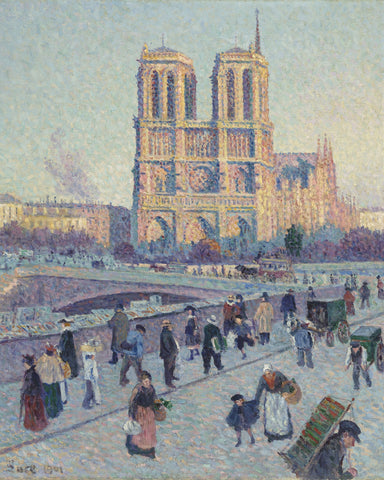 The Quai Saint-Michel and Notre-Dame, 1901 -  Maximilien Luce - McGaw Graphics