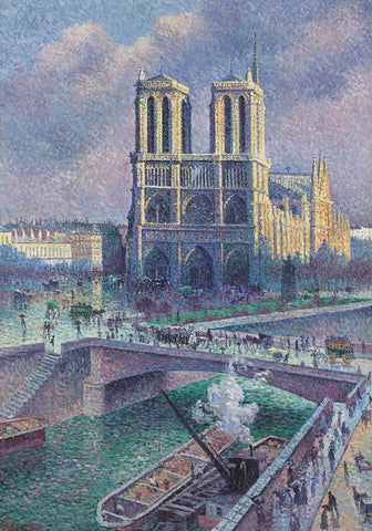 Notre Dame de Paris, 1900 -  Maximilien Luce - McGaw Graphics